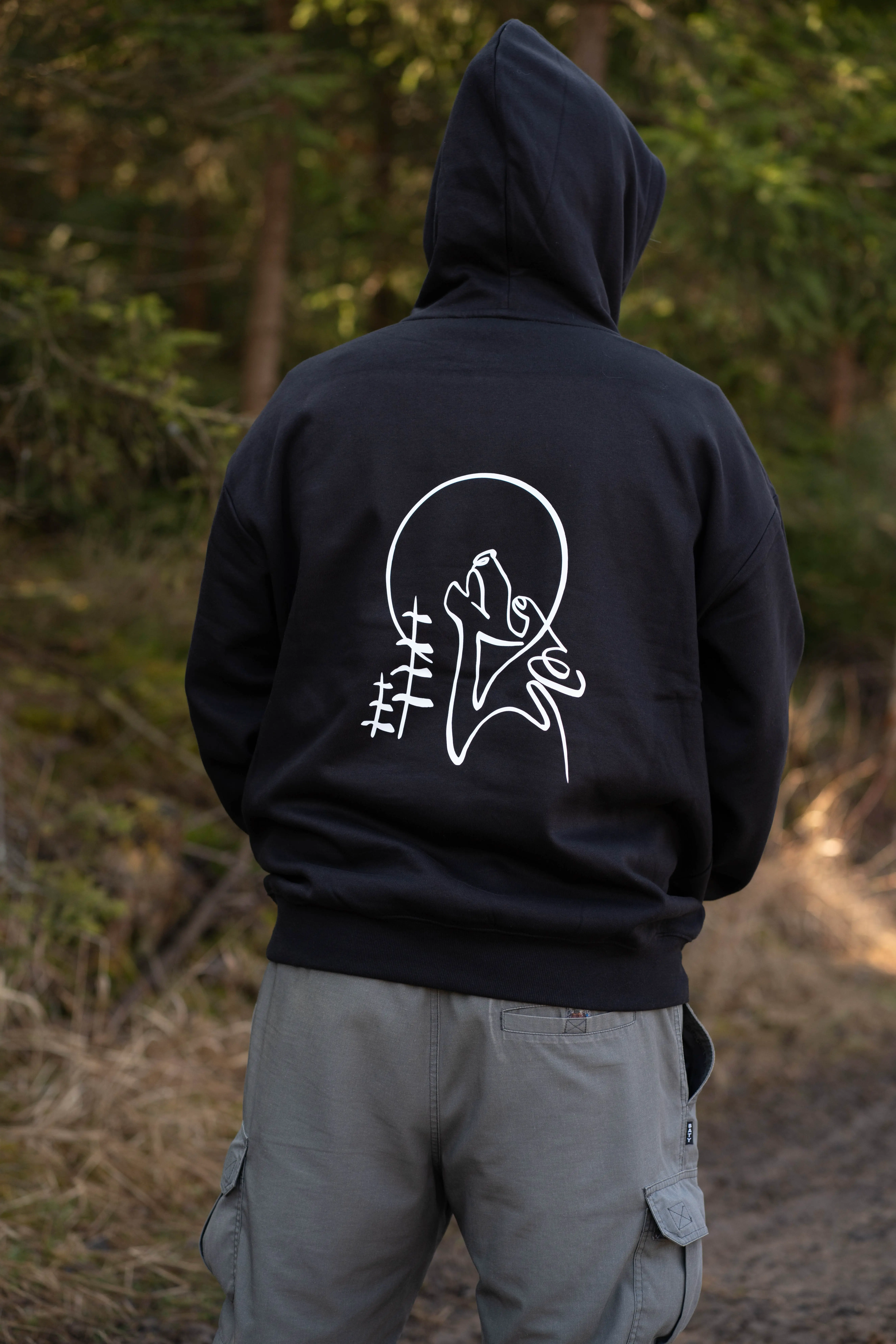 Mikina Vlk unisex - Obrázek 3