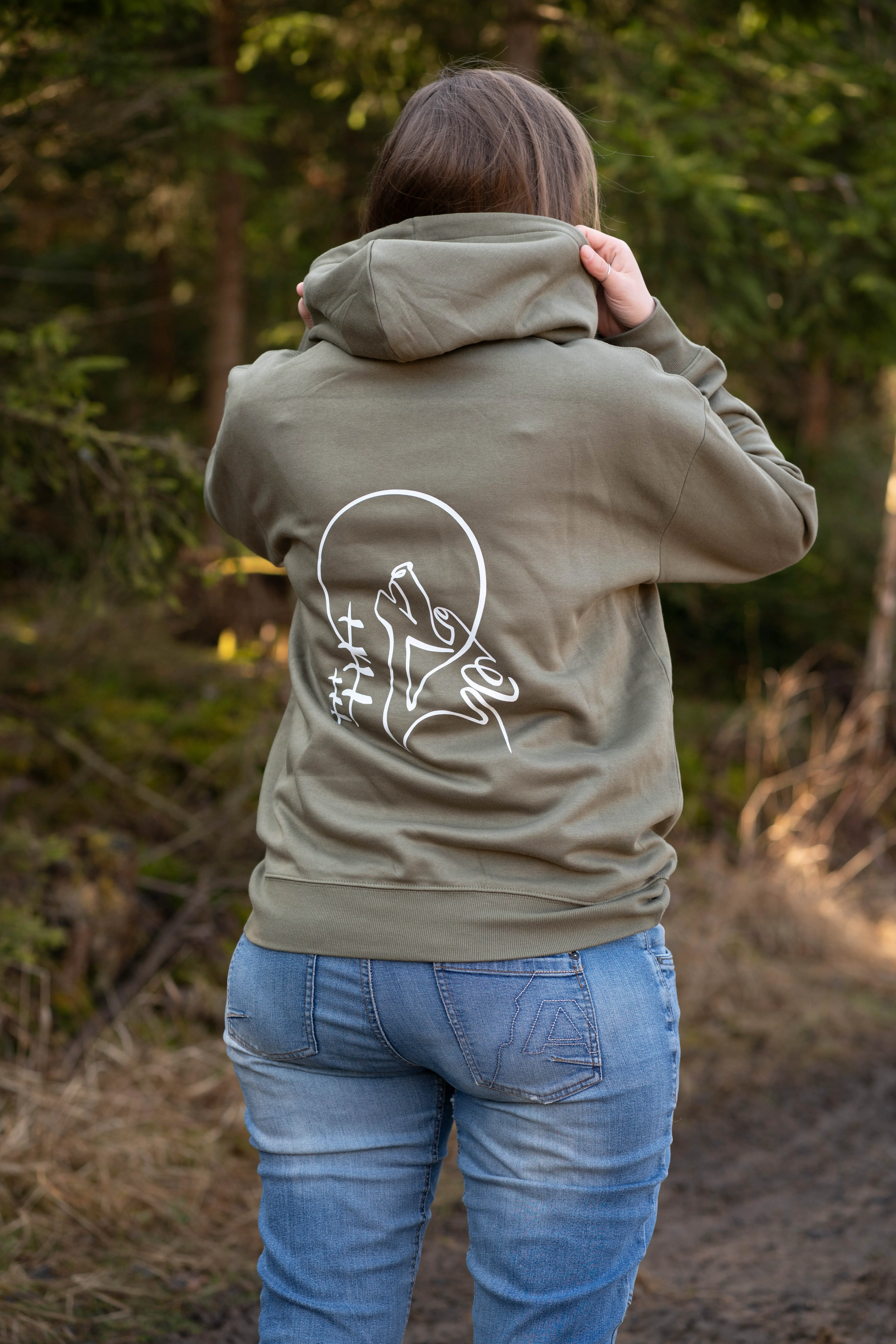 Mikina Vlk unisex